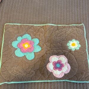 Pottery Barn Teen Quilted Pillow Sham - grey